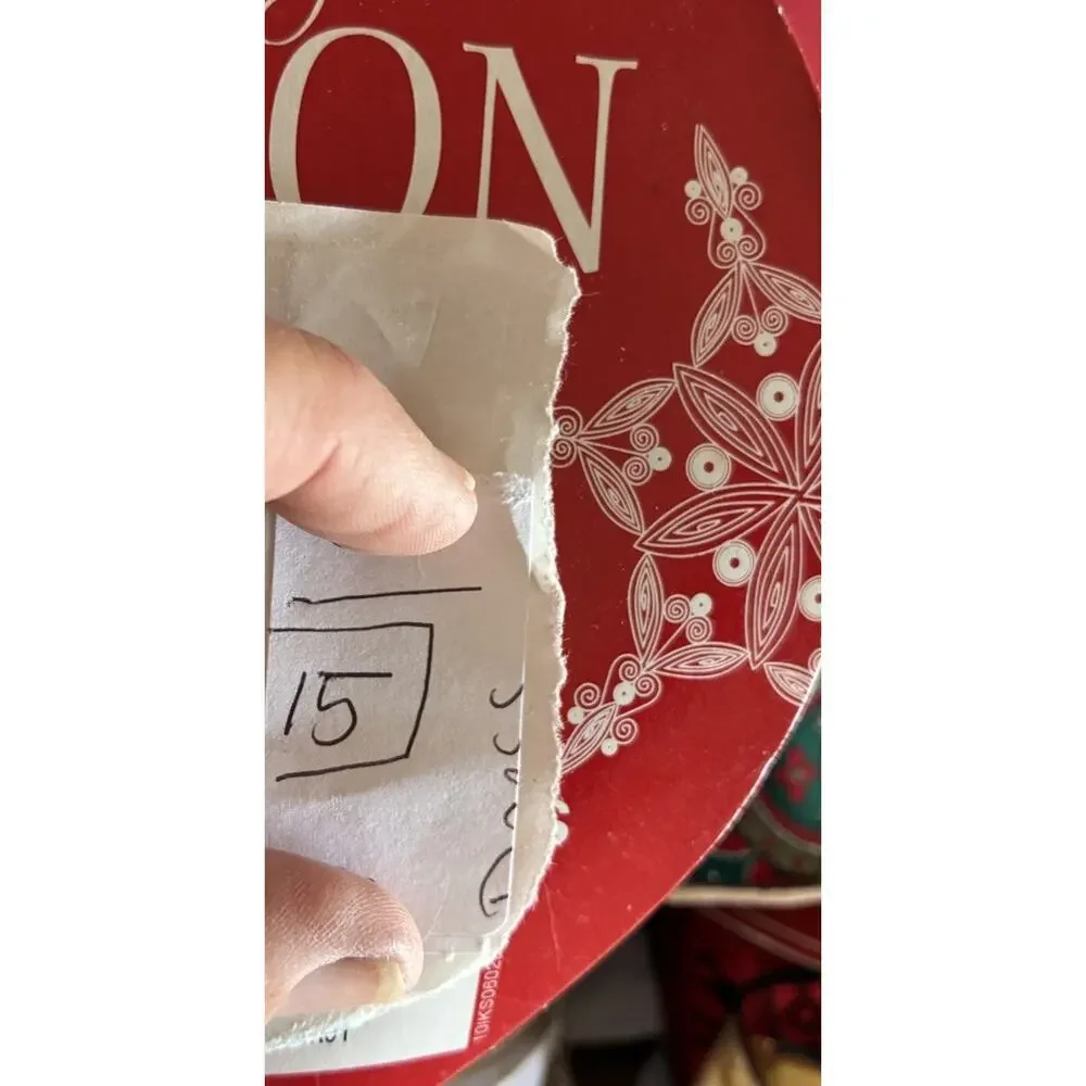 VTG 15 Christmas Holiday Gift Wrapping Ribbon Roll RED White velvet Satin Lot 15